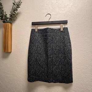 Ann Taylor LOFT Leaf Pattern Skirt